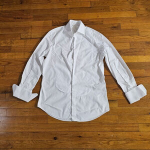 Suitsupply Tuxedo French Cuff Dress Shirt Size 39 15.5